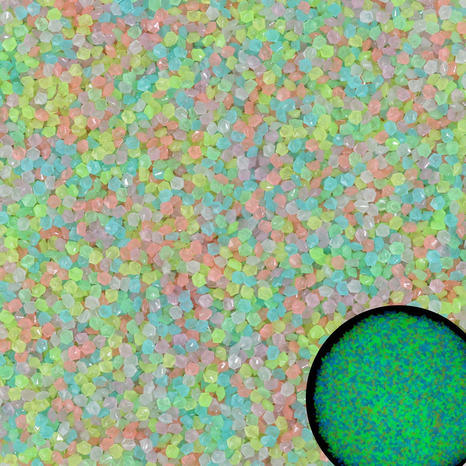 1000Pcs Luminous Sand Glow In  – Aquarium Marine Fish Bewertung und Preis