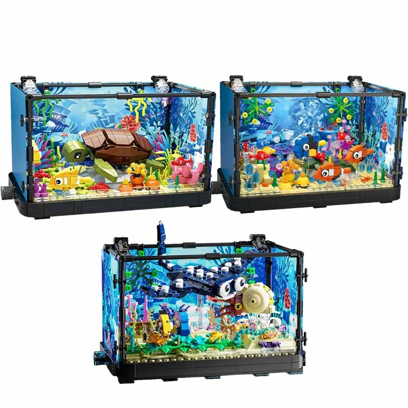 Fish Tank Building Block Set w – Aquarium Marine Fish Bewertung und Preis