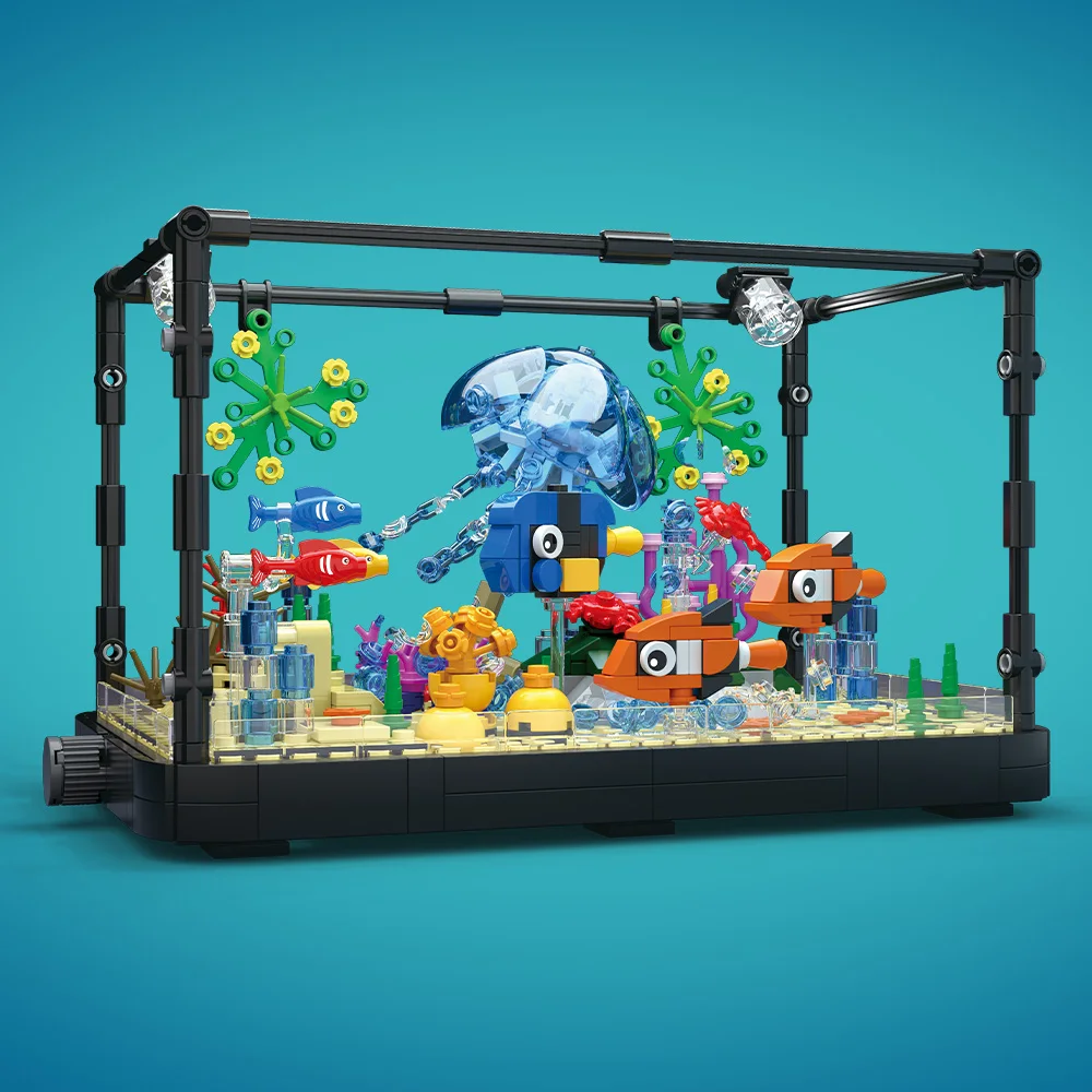 Fish Tank Building Block Set w – Aquarium Marine Fish Bewertung und Preis