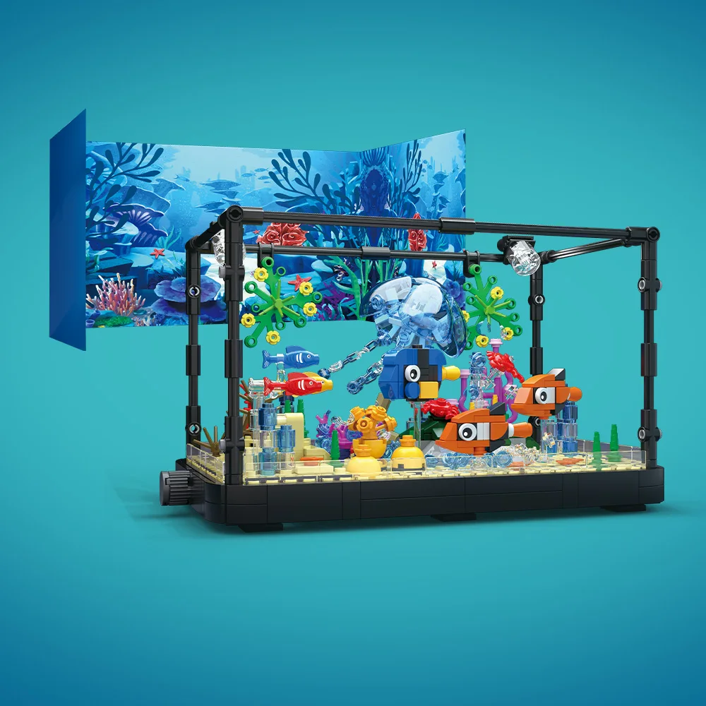 Fish Tank Building Block Set w – Aquarium Marine Fish Bewertung und Preis