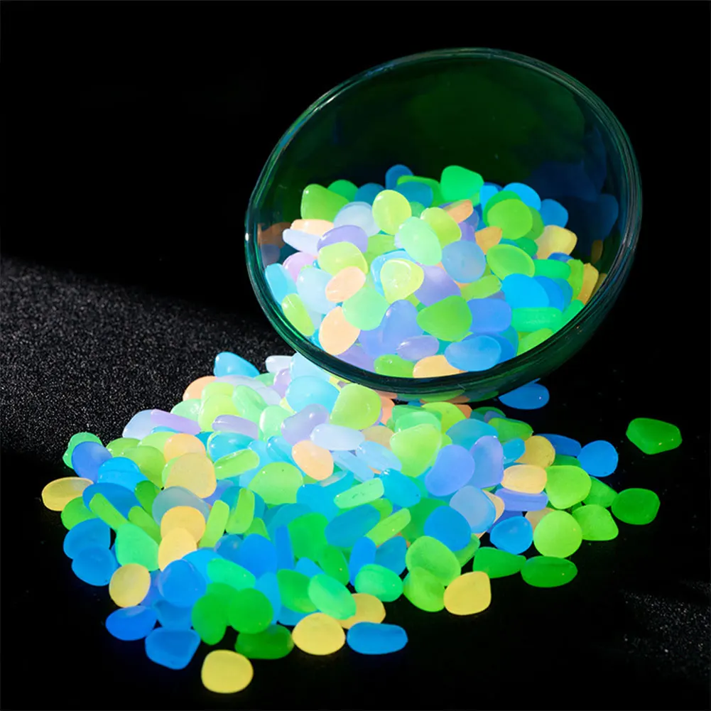 100Pcs Pebbles Glow In The Dar – Aquarium Marine Fish Bewertung und Preis
