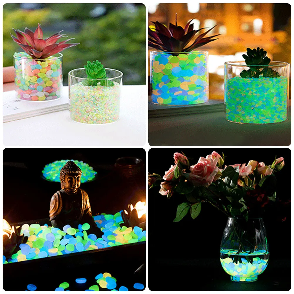 100Pcs Pebbles Glow In The Dar – Aquarium Marine Fish Bewertung und Preis